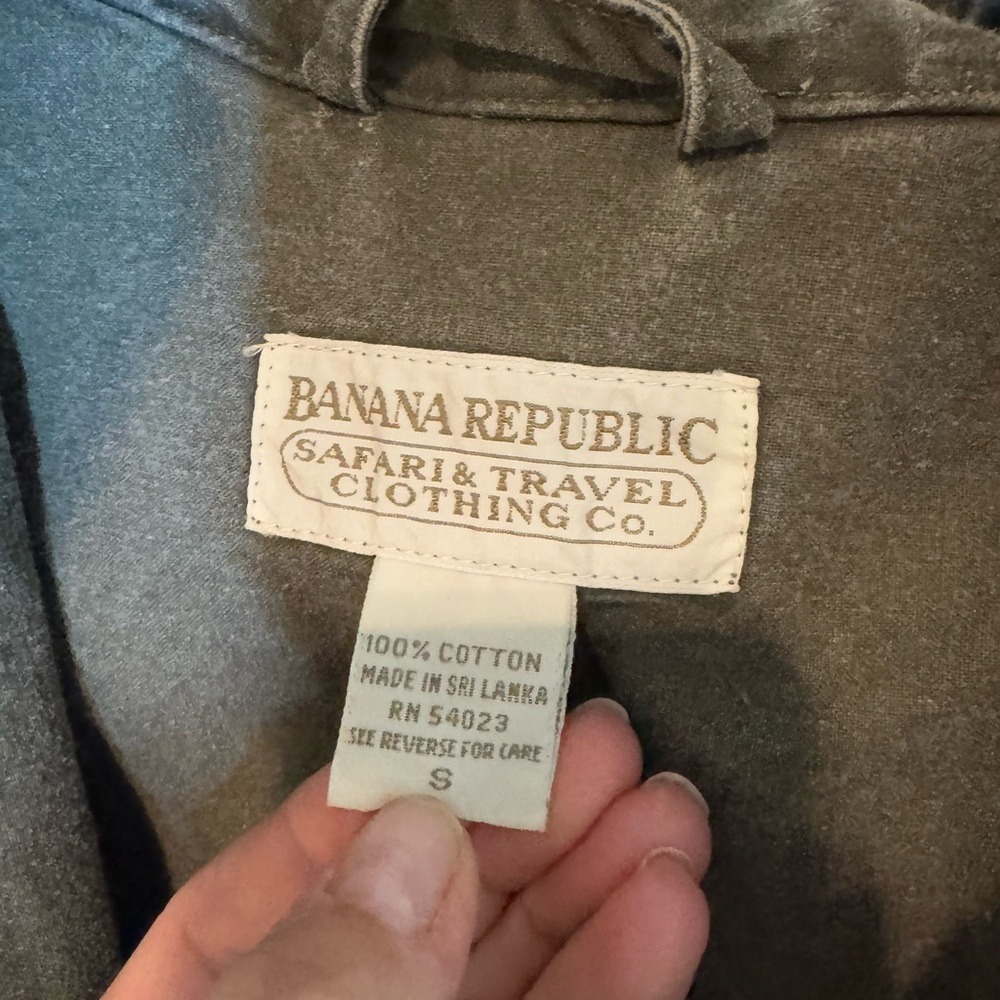 Banana Republic Women's Bomber Jacket‎ Vintage Military Size Small - Picture 3 of 10